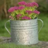 Galvanised Planter With Handles