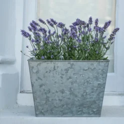 Galvanised Planter