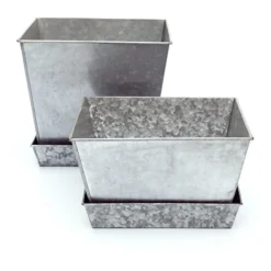 Galvanised Planter -Deals Green4Ever Store pr2000028358 card5 lg