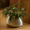 Ribbed Aluminium Pot