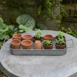 Terracotta Grow Pots - Set Of 10 With Tray -Deals Green4Ever Store pr2000029288 card3 lg