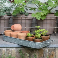 Terracotta Grow Pots - Set Of 10 With Tray -Deals Green4Ever Store pr2000029288 card7 lg