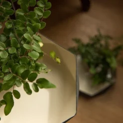 Enamelled Geo Metal Plant Tray -Deals Green4Ever Store pr2000031479 card3 lg