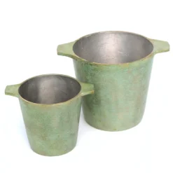 Cast Aluminium Pot Cover With Verdigris Patina 11 Cast Aluminium Pot Cover With Verdigris Patina -Deals Green4Ever Store pr2000031480 card3 lg