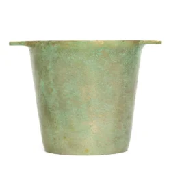Cast Aluminium Pot Cover With Verdigris Patina 12 Cast Aluminium Pot Cover With Verdigris Patina -Deals Green4Ever Store pr2000031480 card4 lg