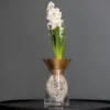 Brass Cone Hyacinth Vase
