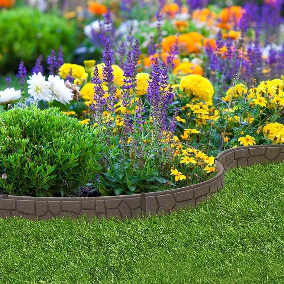 Recycled Garden Border Ultra Curve Stones 1 Recycled Garden Border Ultra Curve Stones