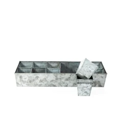 Galvanised Tray With 12 Grow Pods 9 Galvanised Tray With 12 Grow Pods -Deals Green4Ever Store pr2000037486 card5 lg