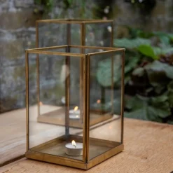 Simple Terrarium / Tealight Holder With Tray Base -Deals Green4Ever Store pr2000037497 card7 lg