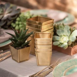 Brass Pots - Set Of 6 -Deals Green4Ever Store pr2000037511 card2 lg