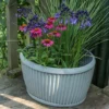 Oval Zinc Dolly Tub Pot