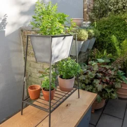 Trough On Stand With Shelf - Short -Deals Green4Ever Store pr2000037548 card6 lg