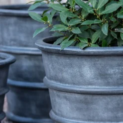 Greystoke Ribbed Planter - Aged Zinc 19 Greystoke Ribbed Planter - Aged Zinc -Deals Green4Ever Store pr2000046295 card10 lg