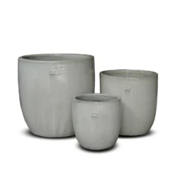 Glazed Ceramic Pot - White -Deals Green4Ever Store pr2000046300 card4 lg