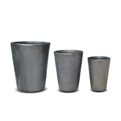 Glazed Terracotta Long Tom Pot - Matt Charcoal -Deals Green4Ever Store pr2000046307 card5 lg