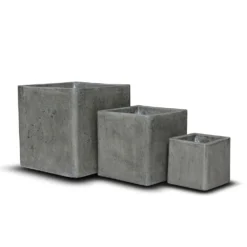 Cement Cube Pot - Waxed -Deals Green4Ever Store pr2000046317 card7 lg