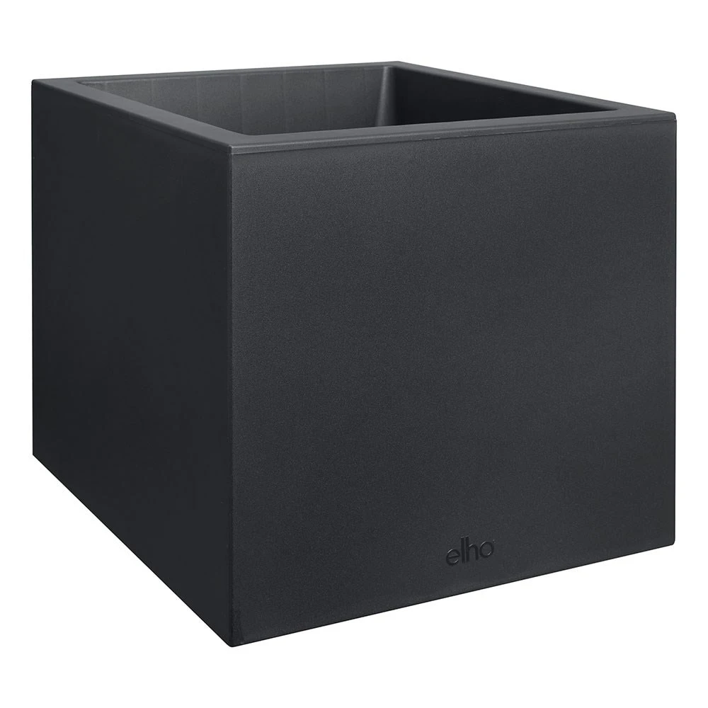 Square Planter With Wheels - Black 2 Square Planter With Wheels - Black - Image 2