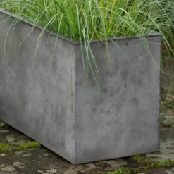 Rectangular Terrace Planter - Weathered Cement -Deals Green4Ever Store pr2000048710 card5 lg
