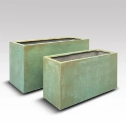 Rectangular Terrace Planter - Verdigris -Deals Green4Ever Store pr2000048712 card4 lg