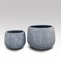 Ripple Bowl Planter - Ash Grey -Deals Green4Ever Store pr2000048719 card4 lg