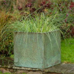Square Terrace Planter - Verdigris -Deals Green4Ever Store pr2000048721 card3 lg