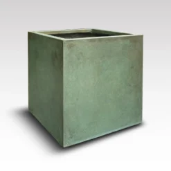 Square Terrace Planter - Verdigris -Deals Green4Ever Store pr2000048721 card4 lg