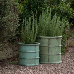 Greenwich Barrel Planter - Verdigris 15 Greenwich Barrel Planter - Verdigris -Deals Green4Ever Store pr2000048731 card6 lg